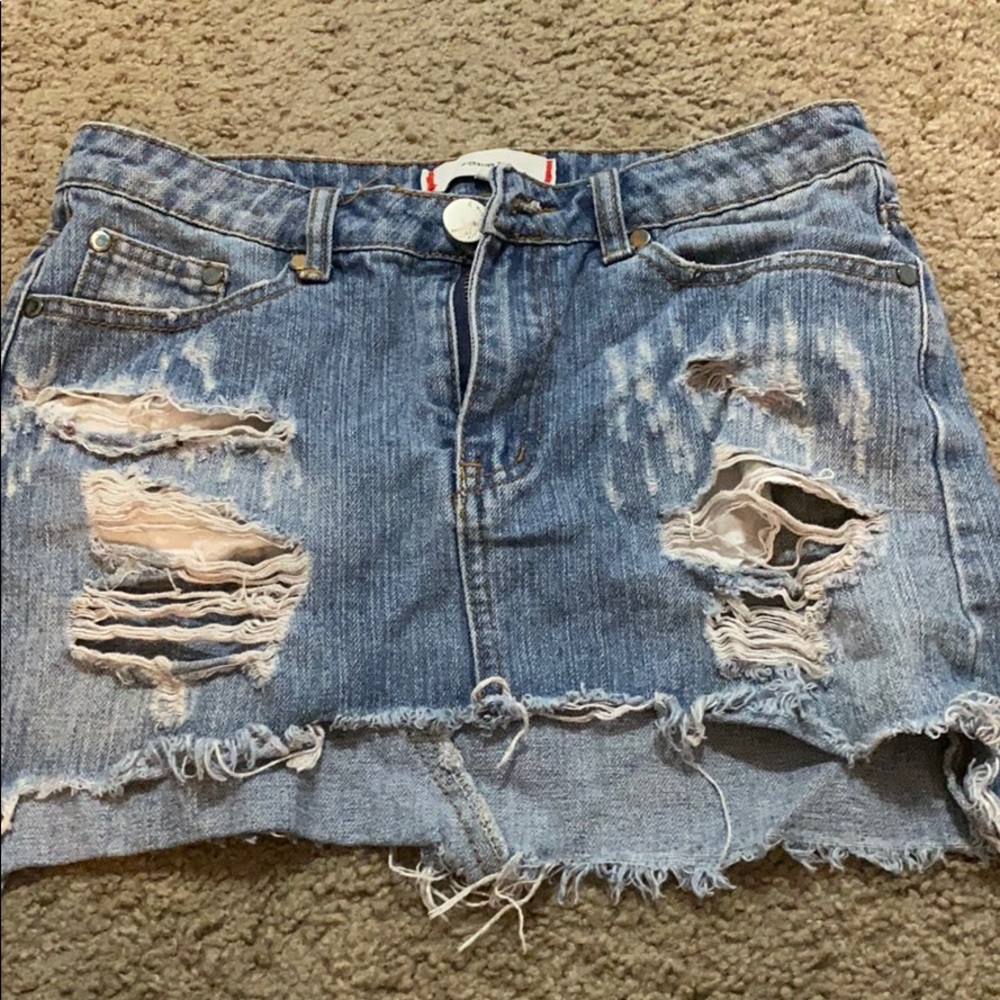 Jean skirt